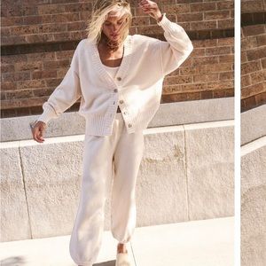 Free People Hailee Cardi set